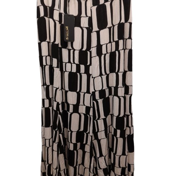 Black and Cream Retro Textile Dress Set - Picture 2 of 4